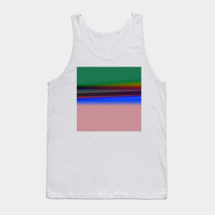 red blue green texture art Tank Top